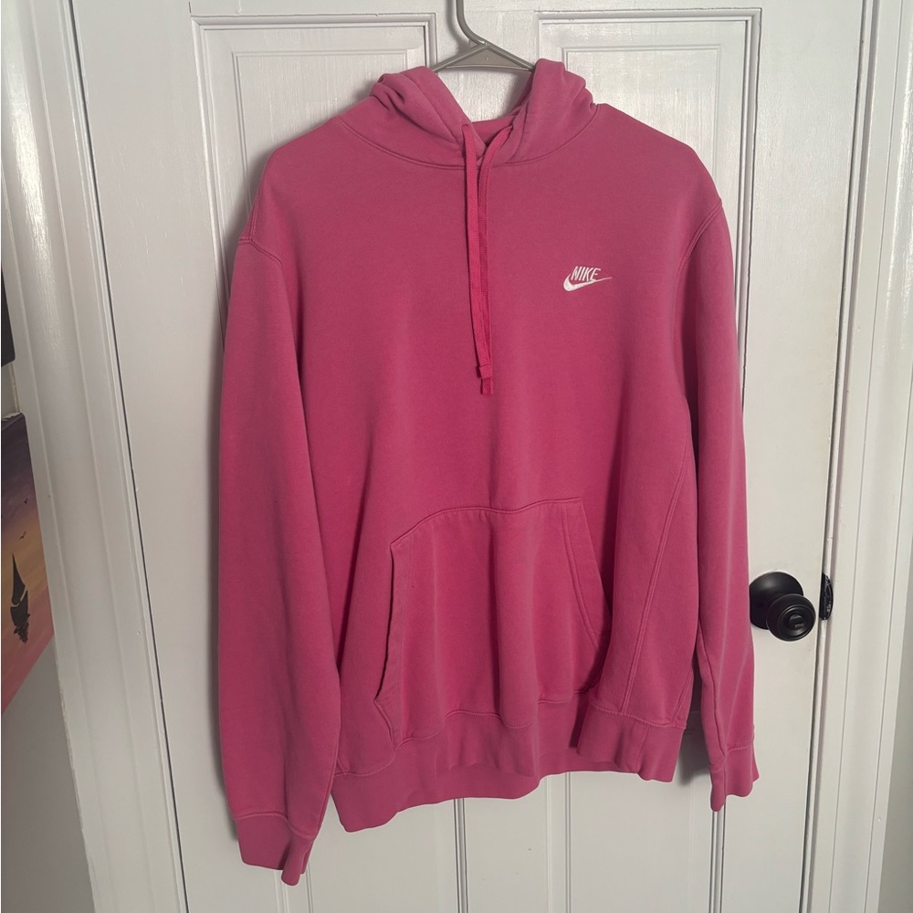 Pink nike hoodie